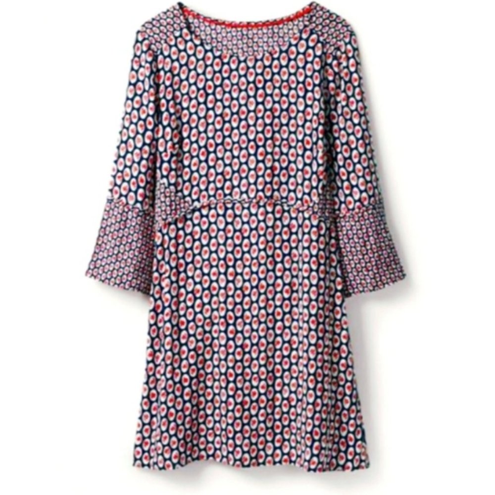 Boden Edna Printed Tunic Top, Size 8L
